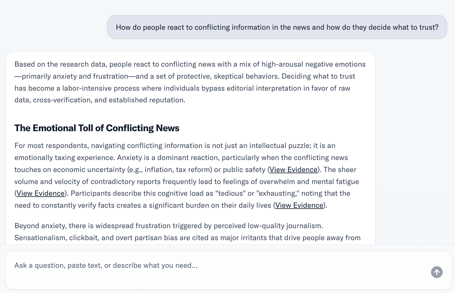 Unified Analysis Interface